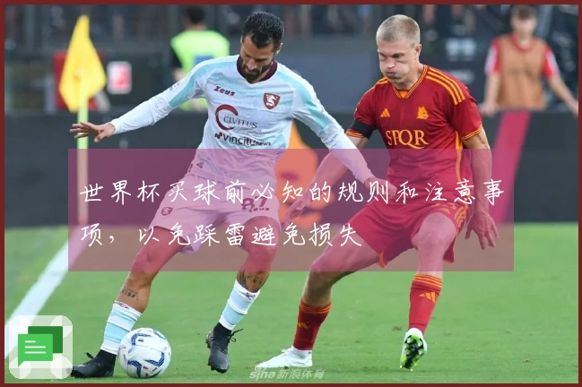 世界杯买球前必知的规则和注意事项，以免踩雷避免损失