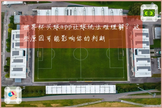 世界杯买球app让球玩法难理解？这些原因可能影响你的判断