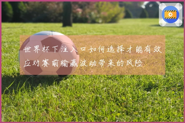 世界杯下注入口如何选择才能有效应对赛前输赢波动带来的风险